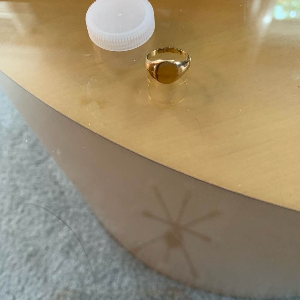 Baby 10k gold filled Gold Signet Ring